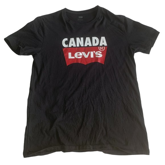 Levi's Other - Levi's Men Medium Black Tank Tee Tops Short Sleeves Logo Casual Sportwear